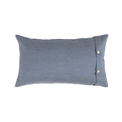 Zierkissenbezug Otis100 % Leinen, GOTS (blau, 30 x 50 cm)