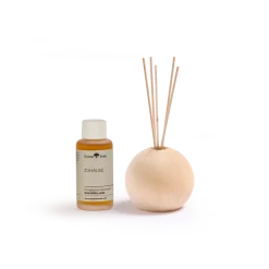 ZuhauseRaumduft Set mit Zirbenholzdiffuser, rund